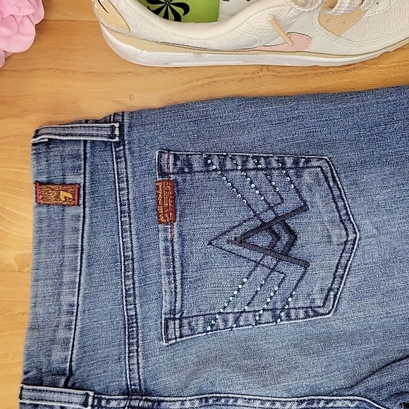 7 For All Mankind "A Pocket" Flare Leg Jeans - Picture 14 of 16